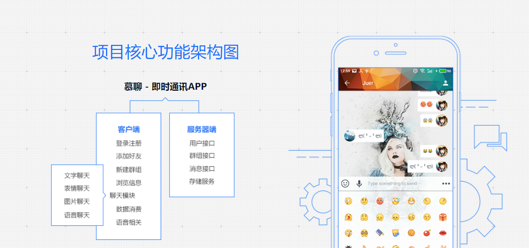 带后台的IM即时通讯App 全程MVP手把手打造