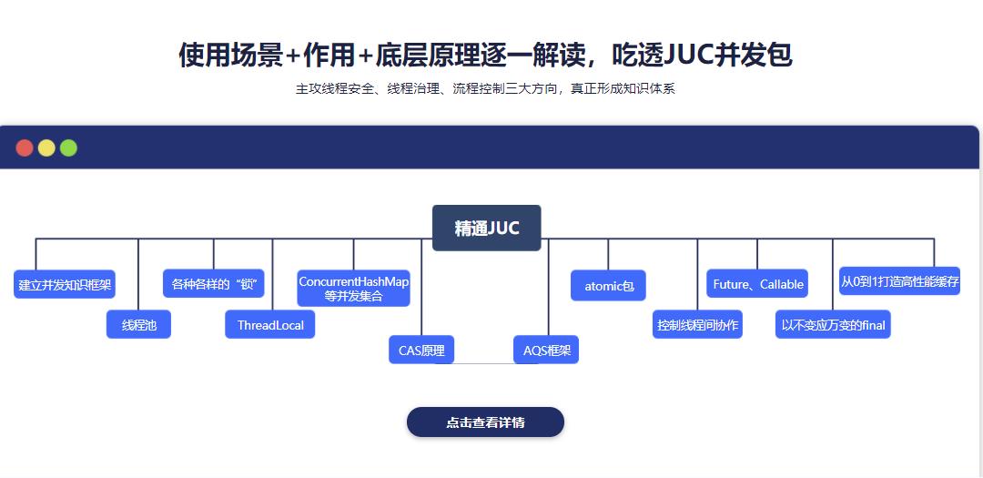 玩转Java并发工具，精通JUC，成为并发多面手|完结无密